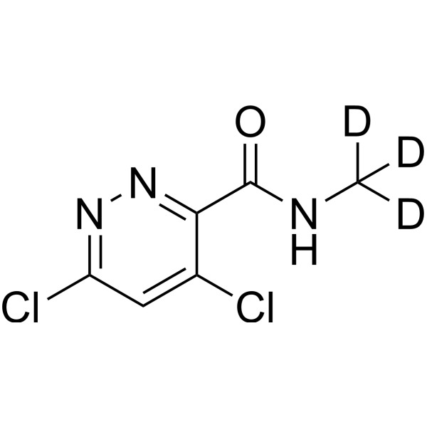 4,6-Dichloro-N-methylpyridazine-3-carboxamide-d3 1609393-89-6